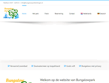 Tablet Screenshot of bungalowparkherkingen.nl